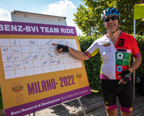 BENZ-BVI Team Bike Ride Milan 2022