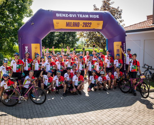 BENZ-BVI Team Bike Ride Milan 2022